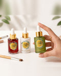 The Complete Ritual — full-size Mia Noore Timeless, Balanced Harmony and Radiant Glow facial oils