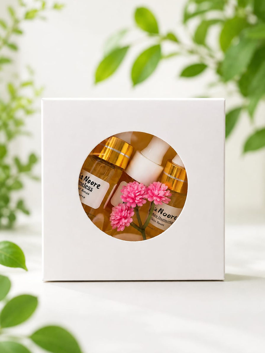 Mia Noore The Discovery Trio sample set of natural facial oils